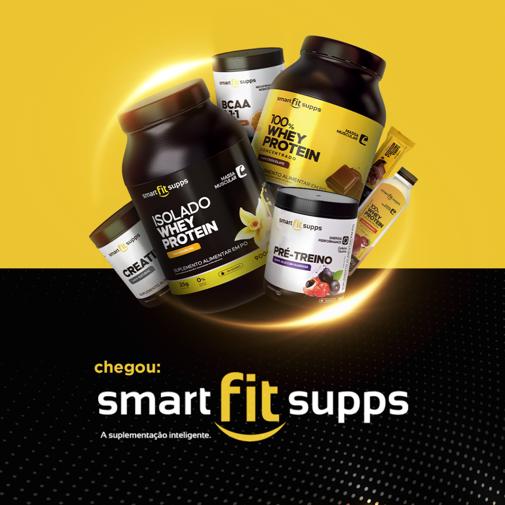 chegou smart fit supps, a suplementação inteligente