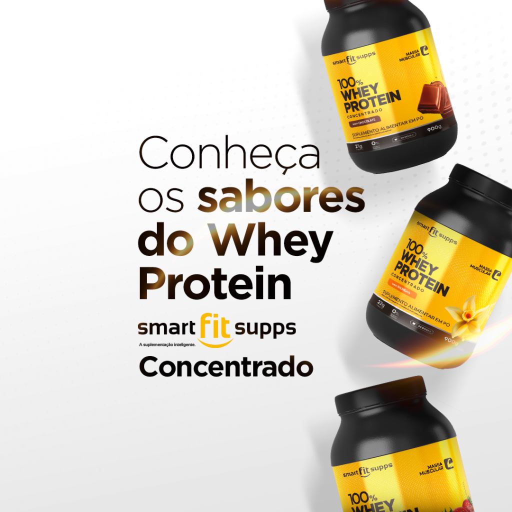 Conheça os sabores do Whey Protein Smart Supps Concentrado