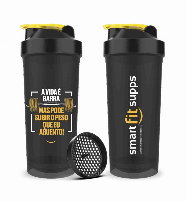 Coqueteleira "A vida é barra" 600m smart fit supps