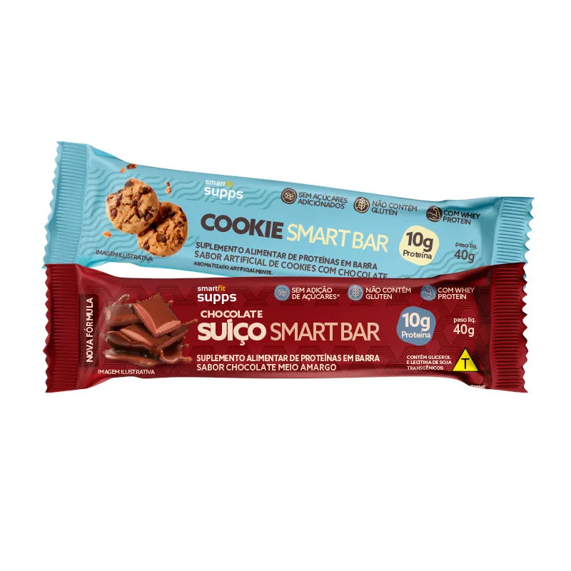 imagem smart bar cookie e chocolate